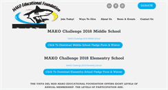 Desktop Screenshot of makofoundation.org