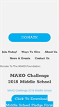Mobile Screenshot of makofoundation.org